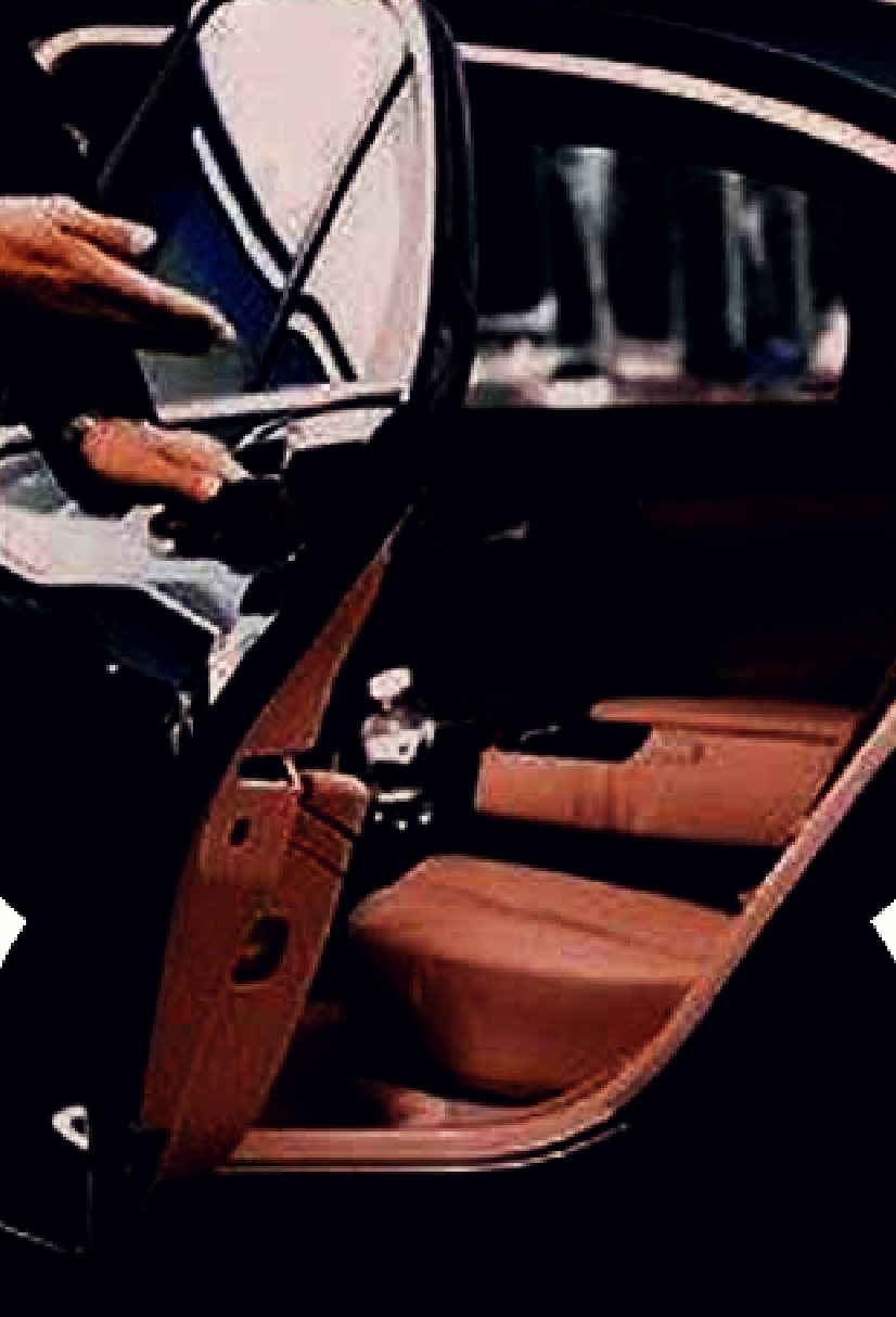 Interior of a premium vehicle